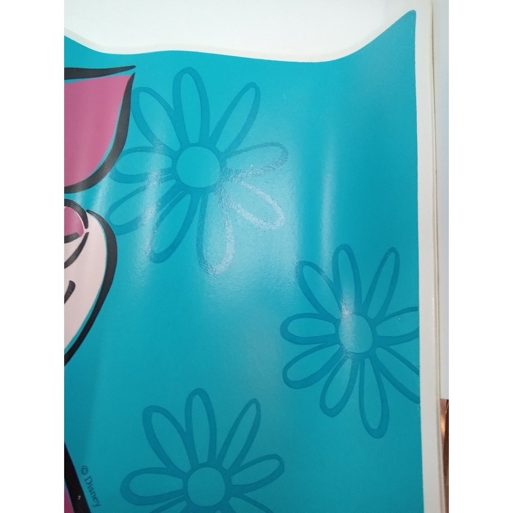 Disney Winnie the Pooh Piglet‎ Vintage Placemat Turquoise Floral Barth Dreyfuss